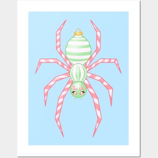 Christmas Spider Ornament Posters and Art